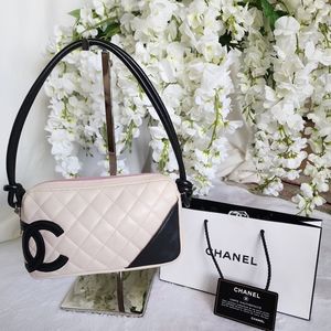 H41❤️CHANEL Pink Combon Pochette